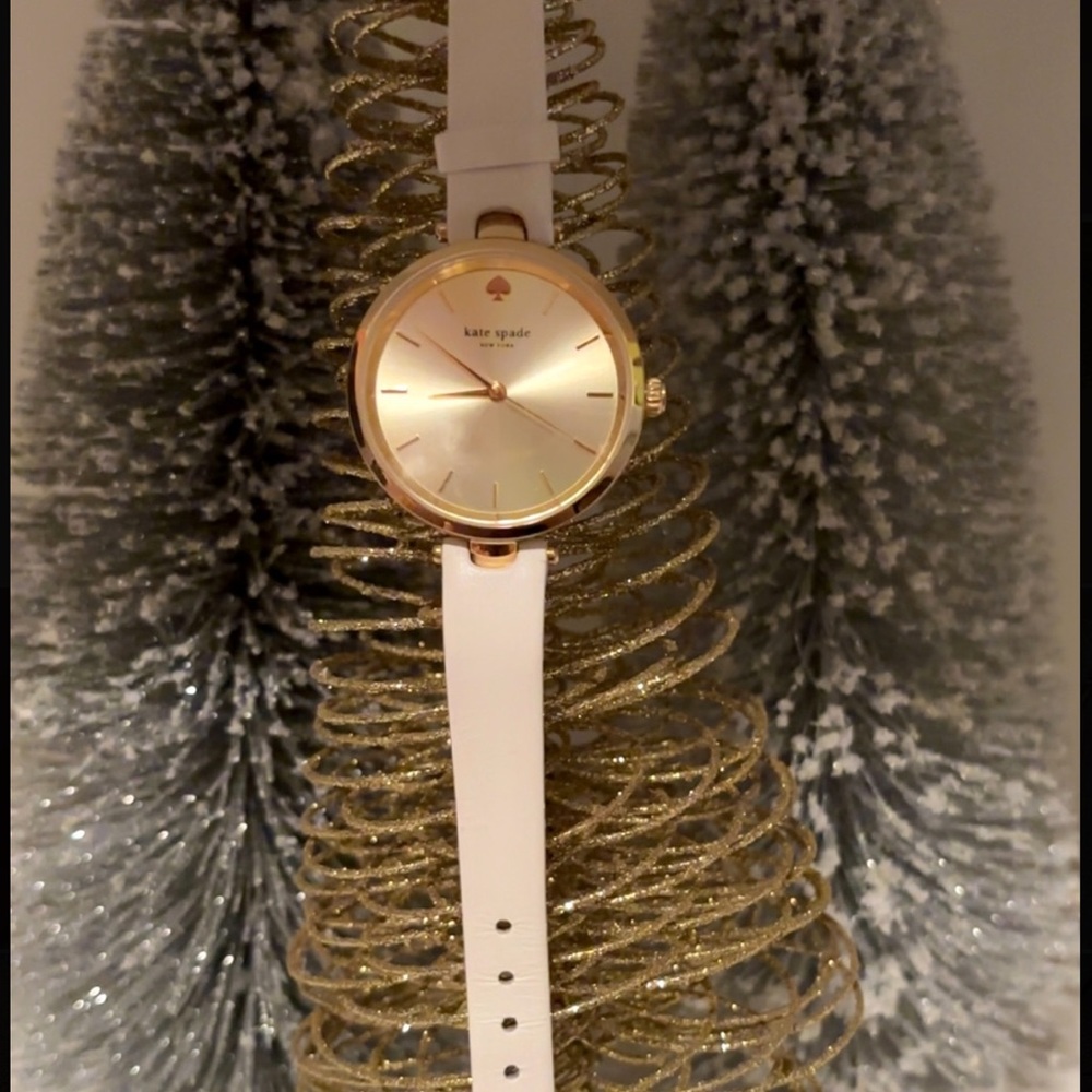 Kate Spade Gold and White Women's Watch